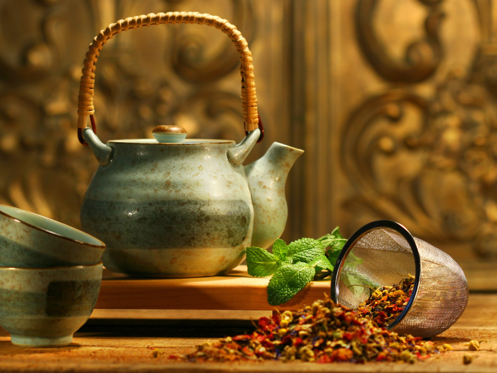 Фруктовый чай с мятой