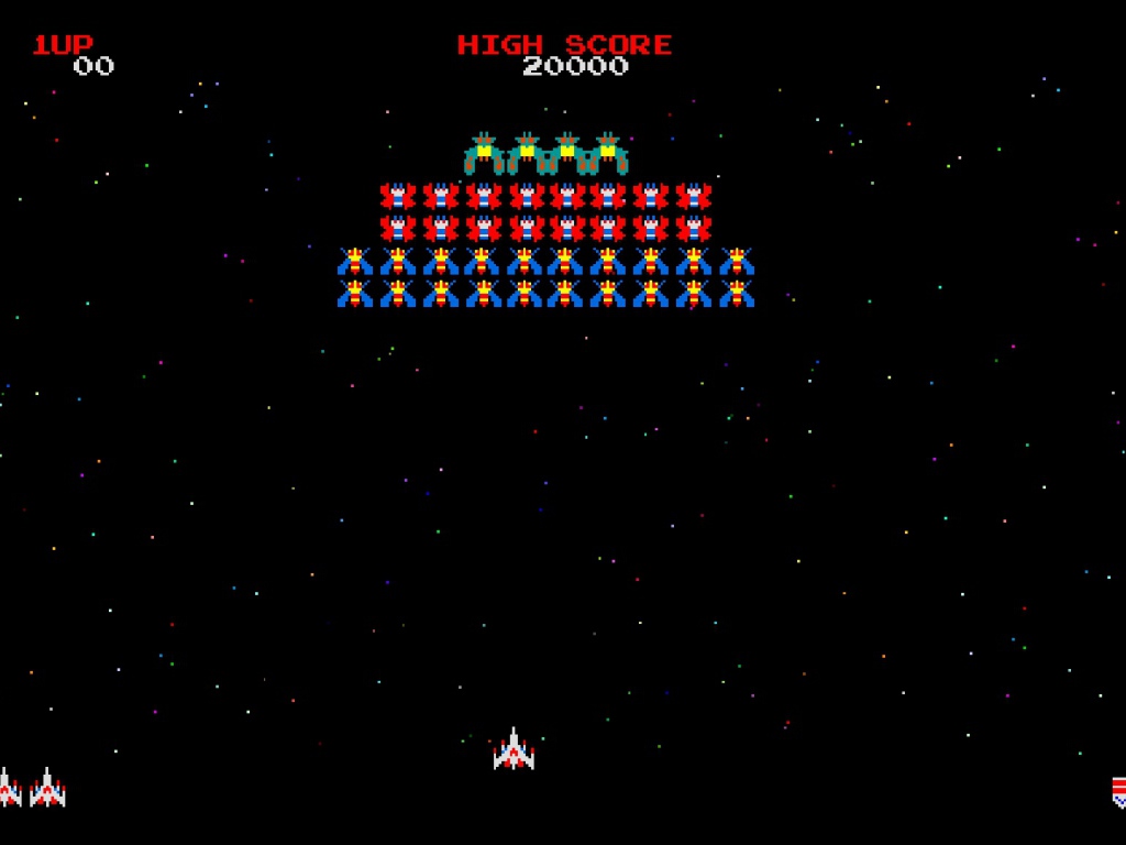 Galaxian Galaga Nintendo Dendy NES