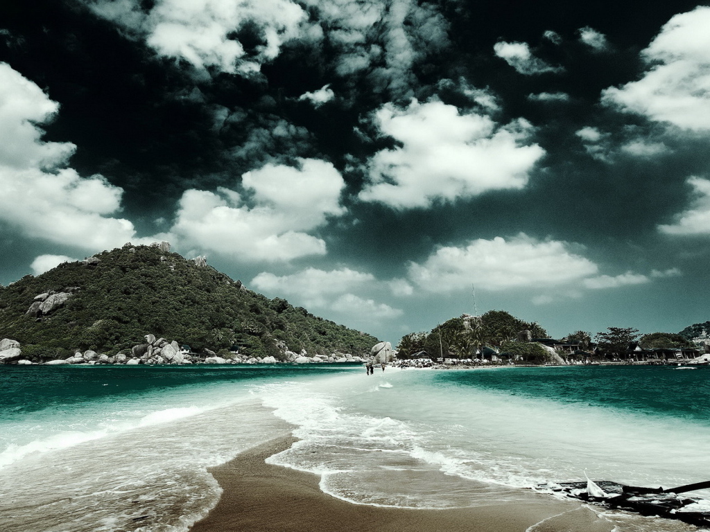 Мелководье между островами