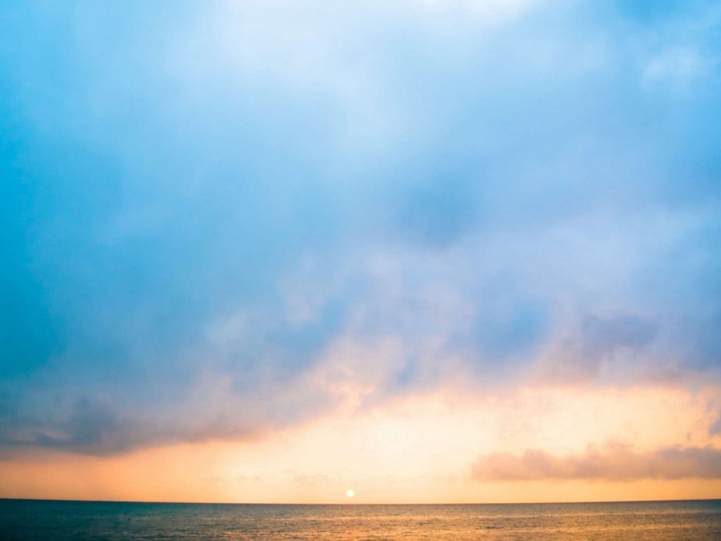 Закат Море Небо