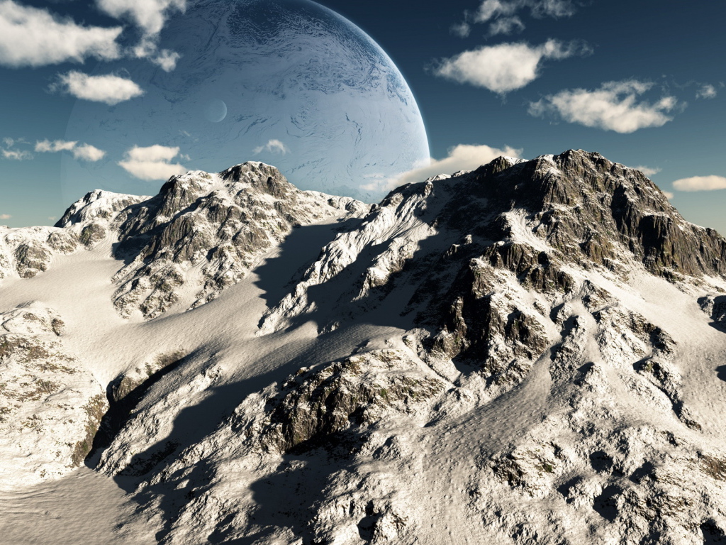 Горы и планета