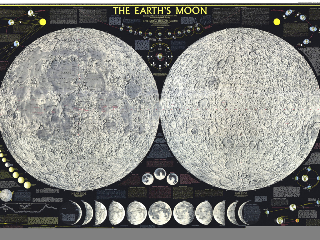 Карта Луны