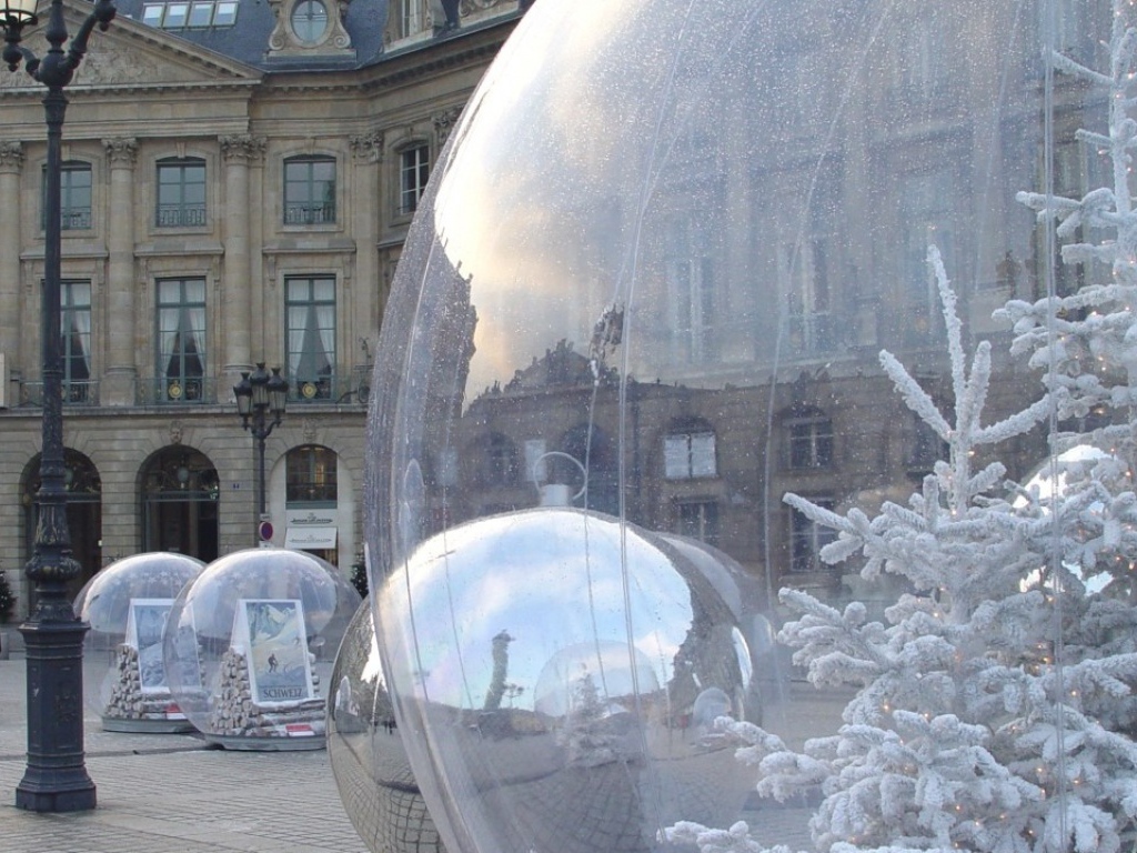 Париж в Рождество