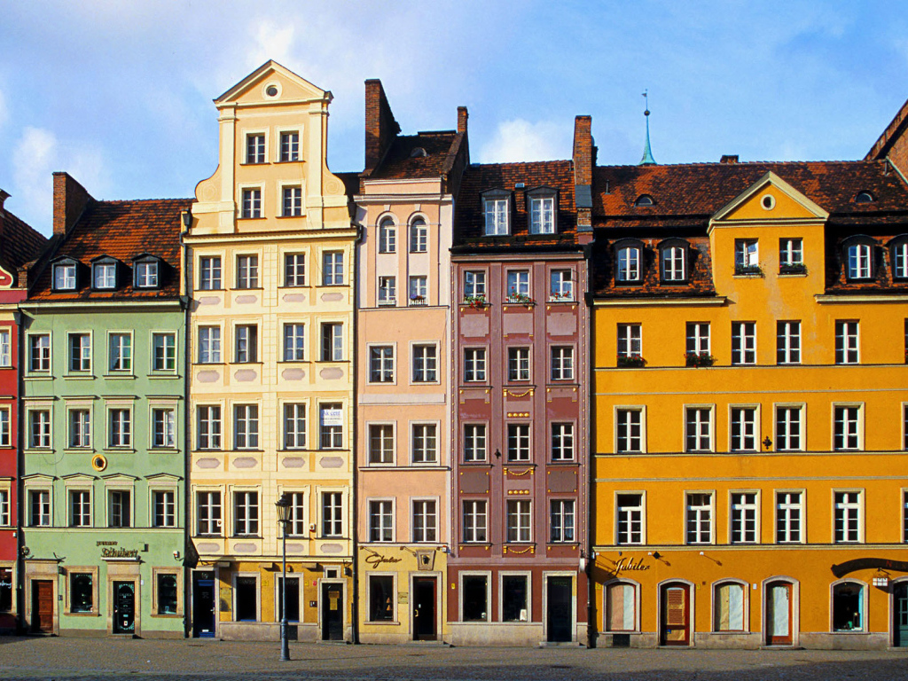 Разноцветные дома