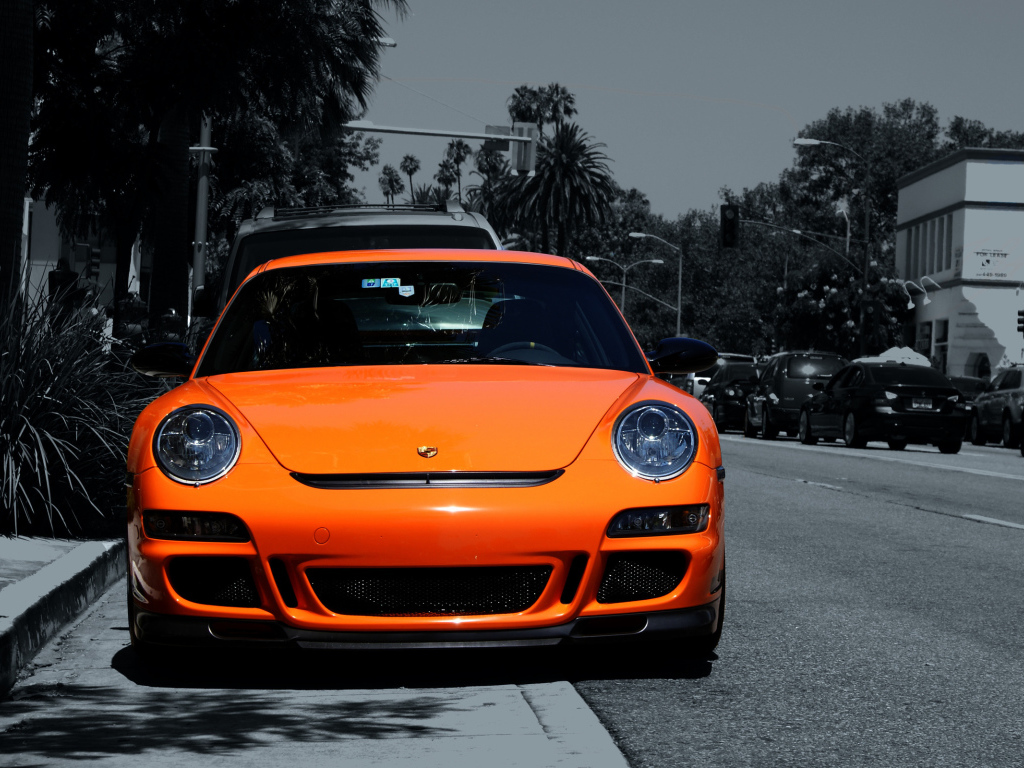 Porsche 911 Orange