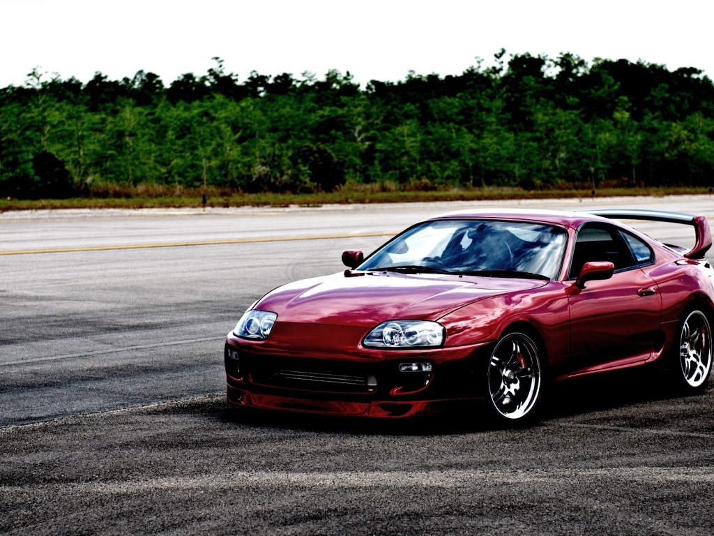 Toyota Supra Red