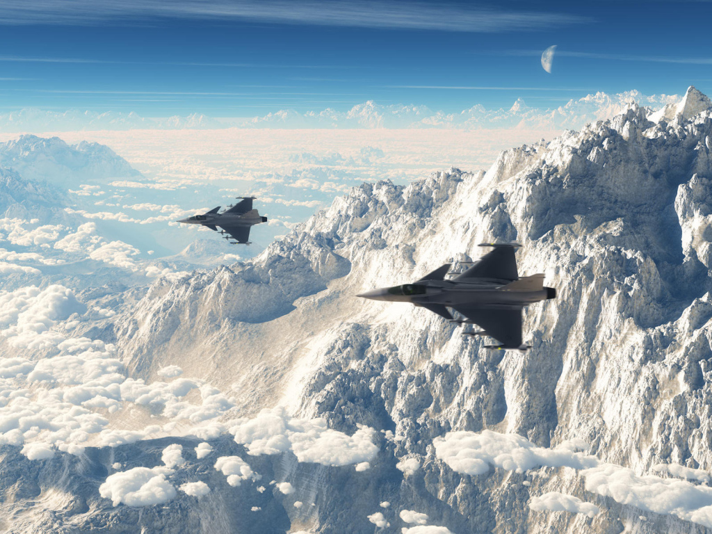 Маневры над горами