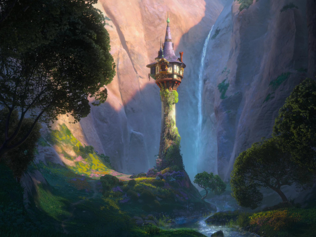 «Рапунцель: Запутанная история», Башня