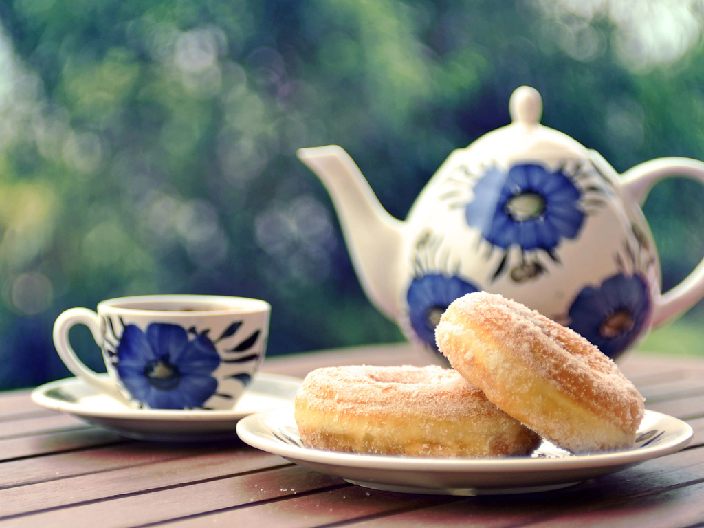 Пончики к чаю