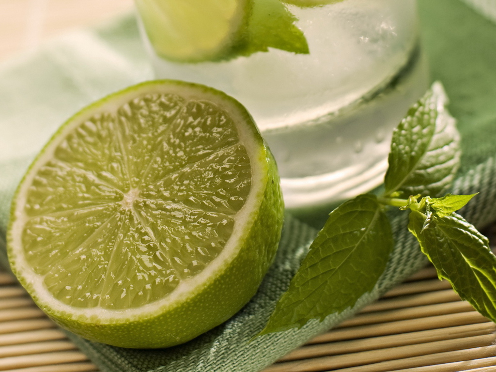 Лайм с мятой