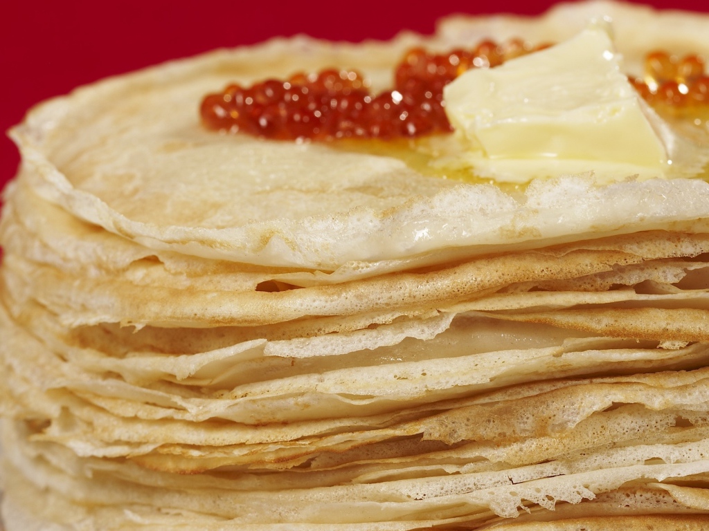 Блинчики с икрой