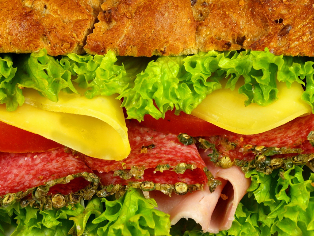 Вкусный бутерброд