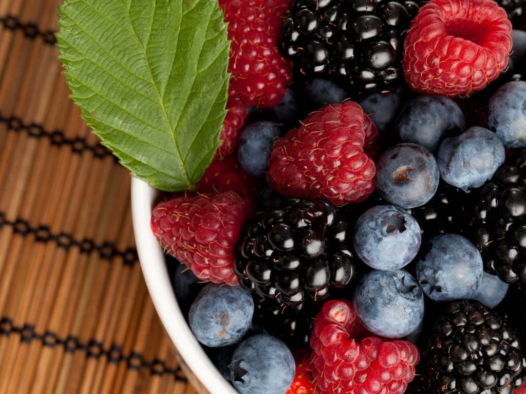 Черника и малина