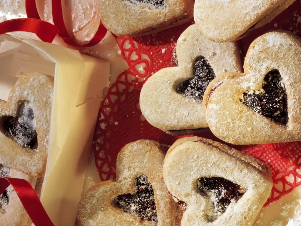 Печенья-сердечки