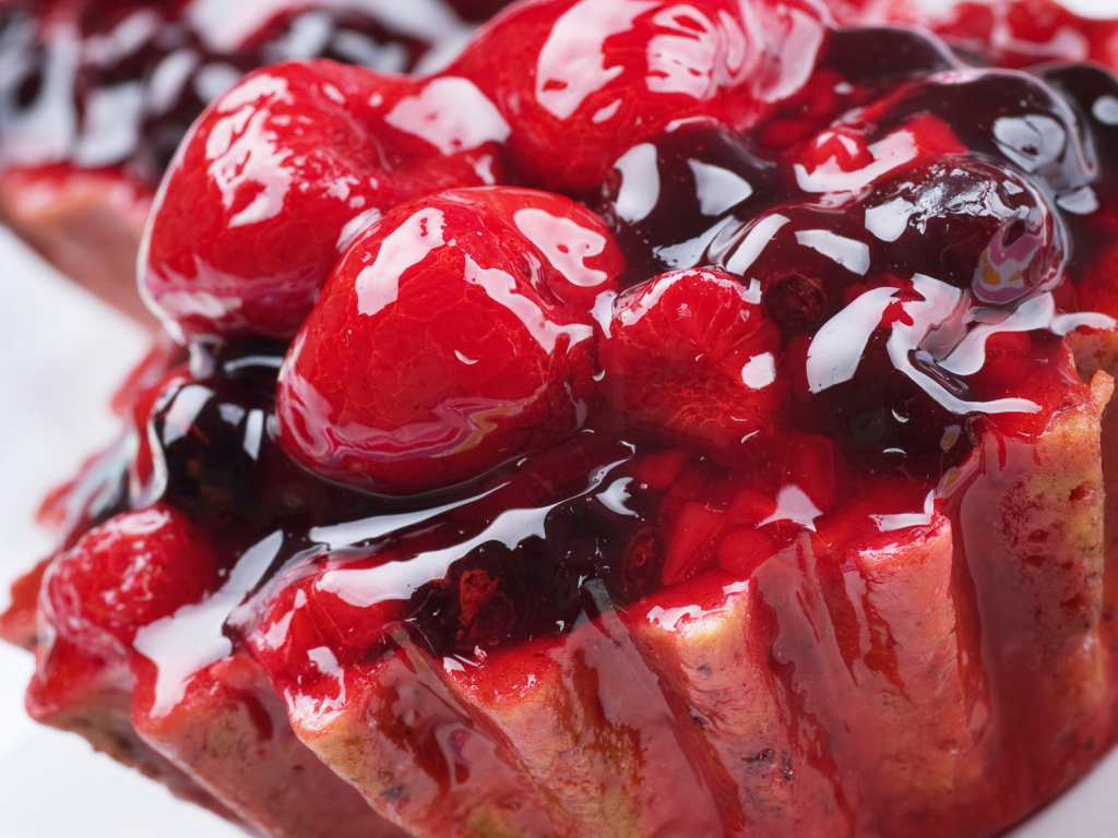 Фруктовое пирожное