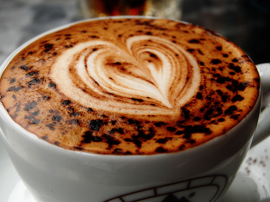 Кофе с сердечком