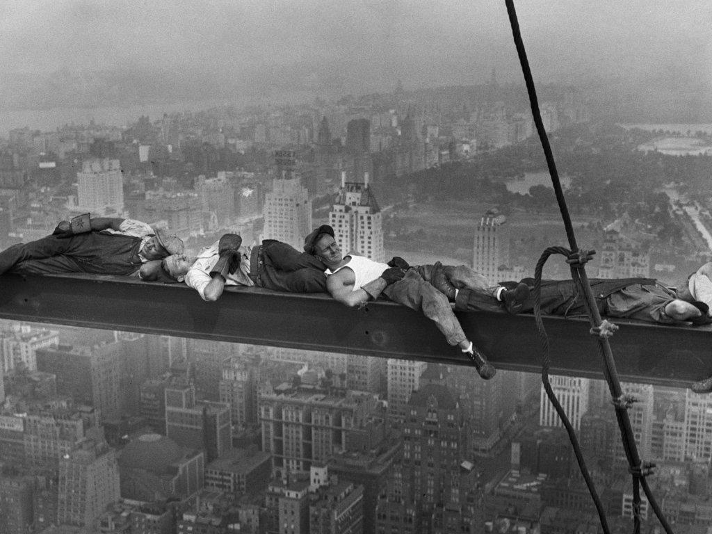 Так отдыхают монтажники