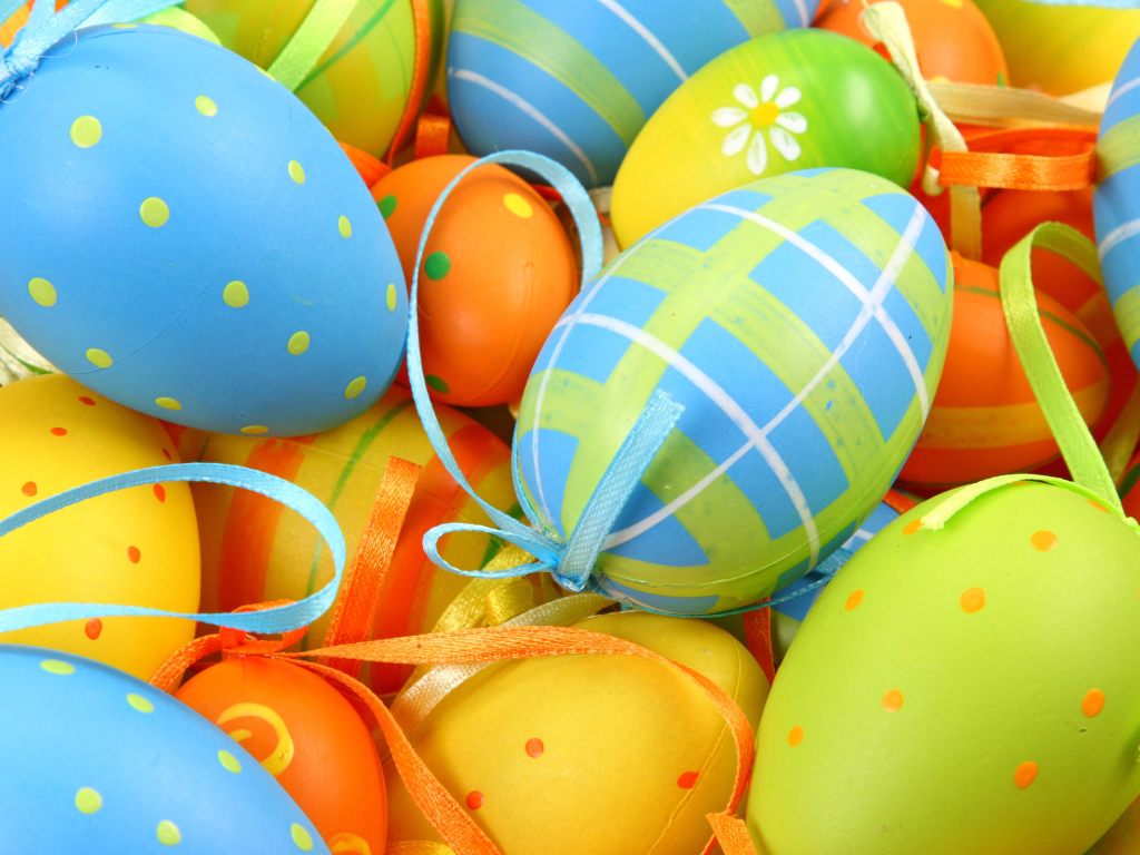 Яйца с бантиками