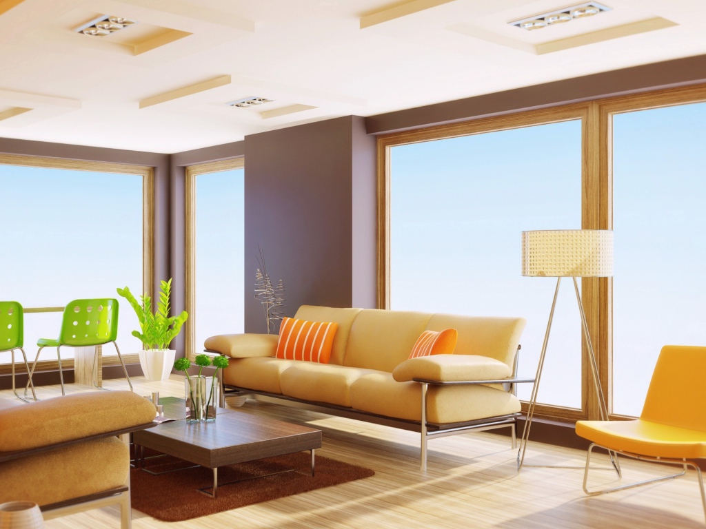 Интерьер гостиной