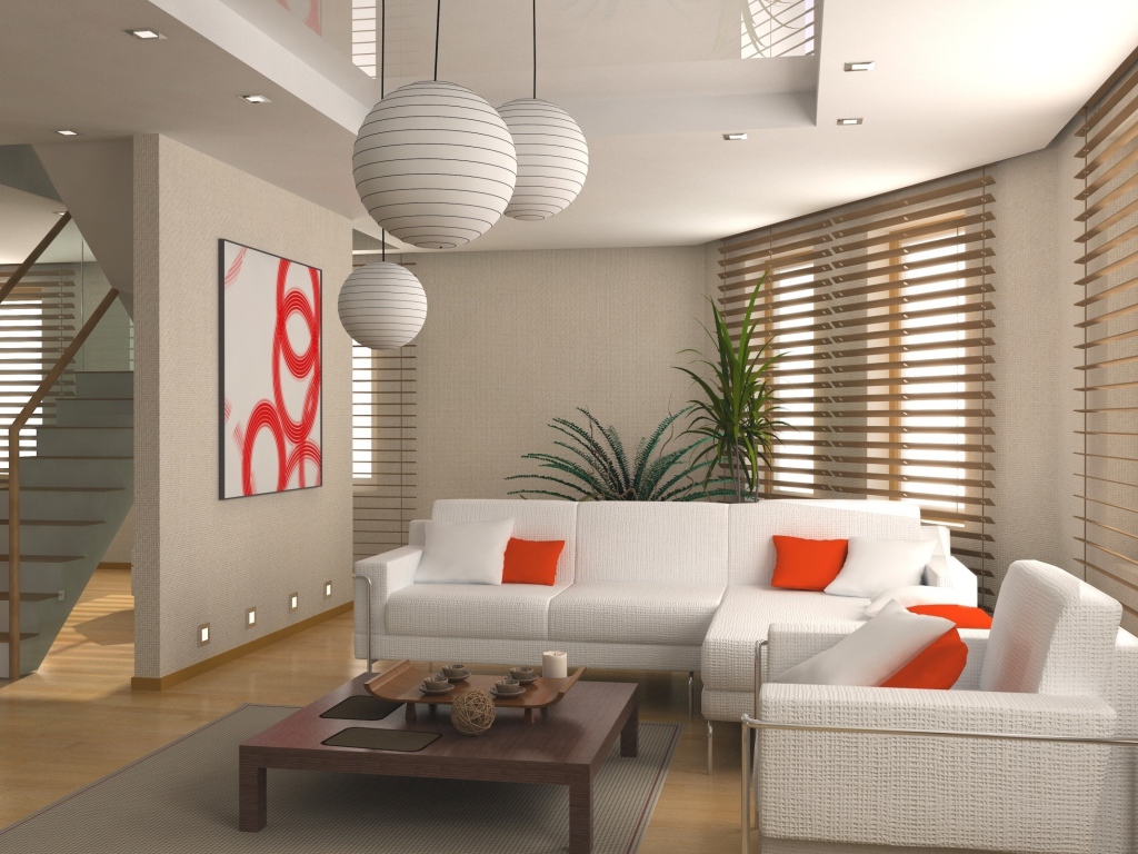 Гостинная в доме