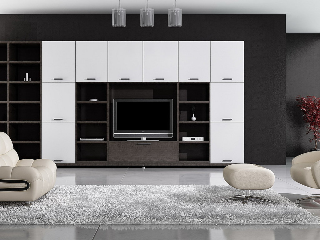 Просторная гостинная