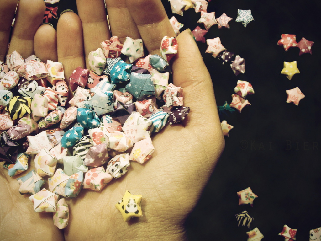 Сердце из звездочек