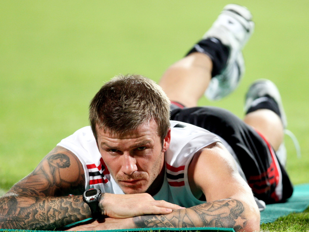 футболист Дэвид Бекхэм