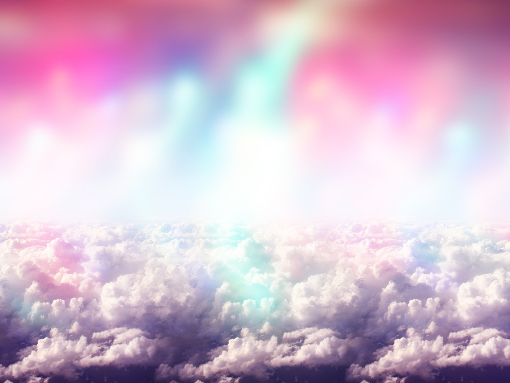 Сияние в облаках