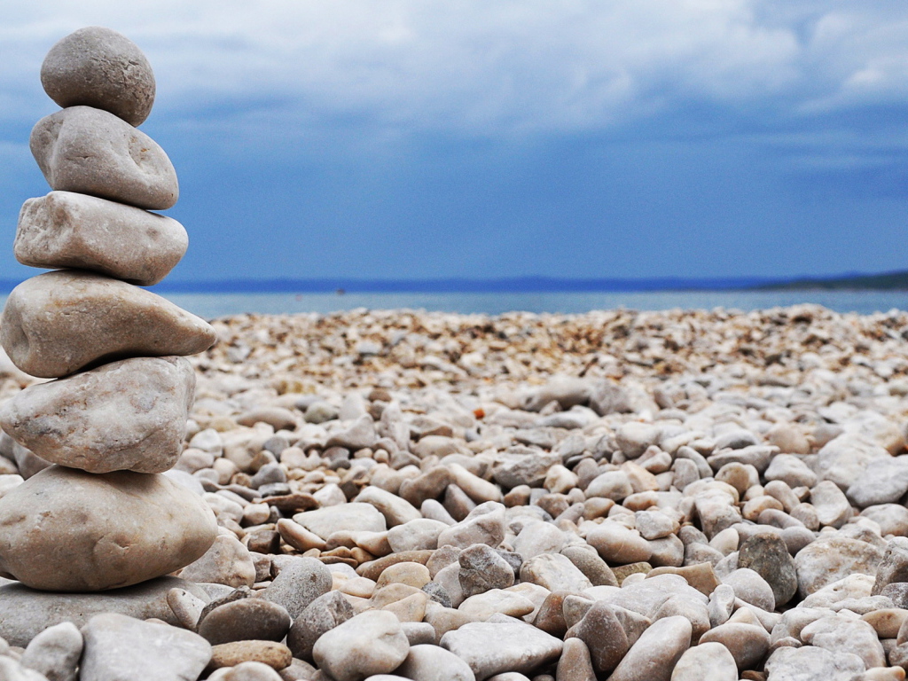 Крупная галька