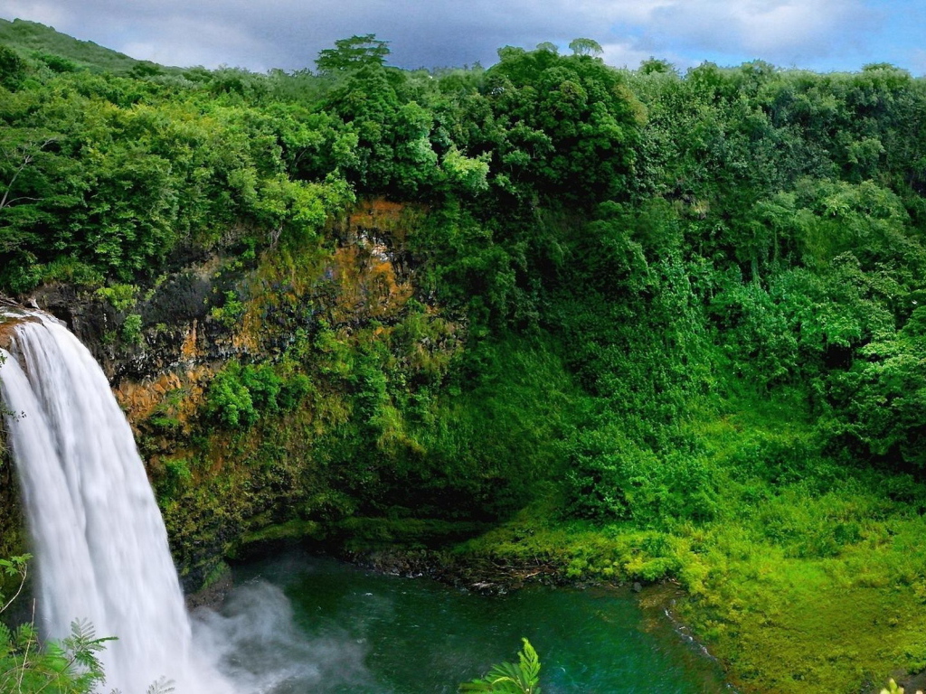 Водопад на речке