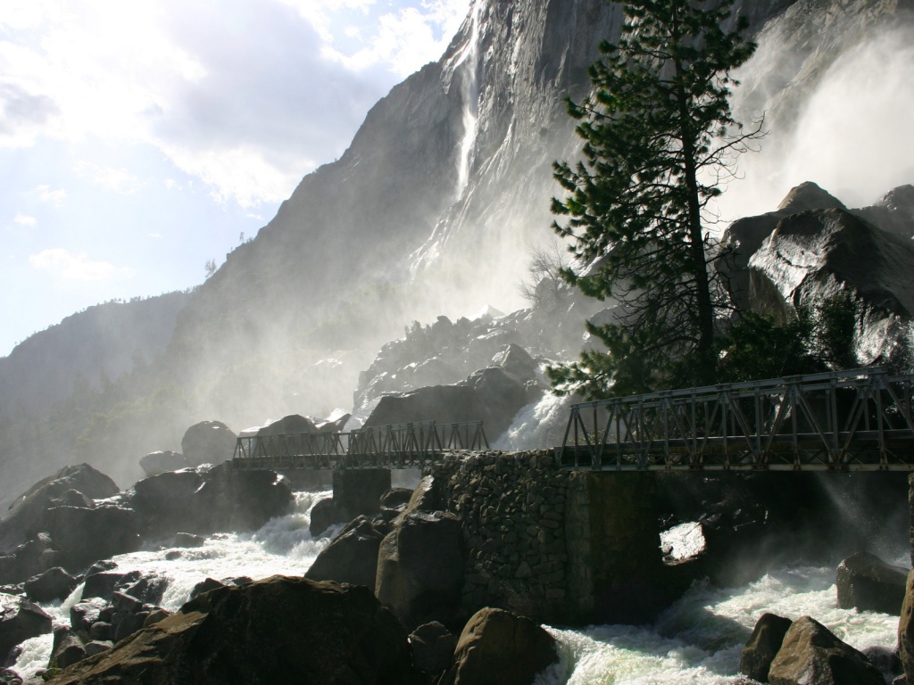 водопад   Wapama