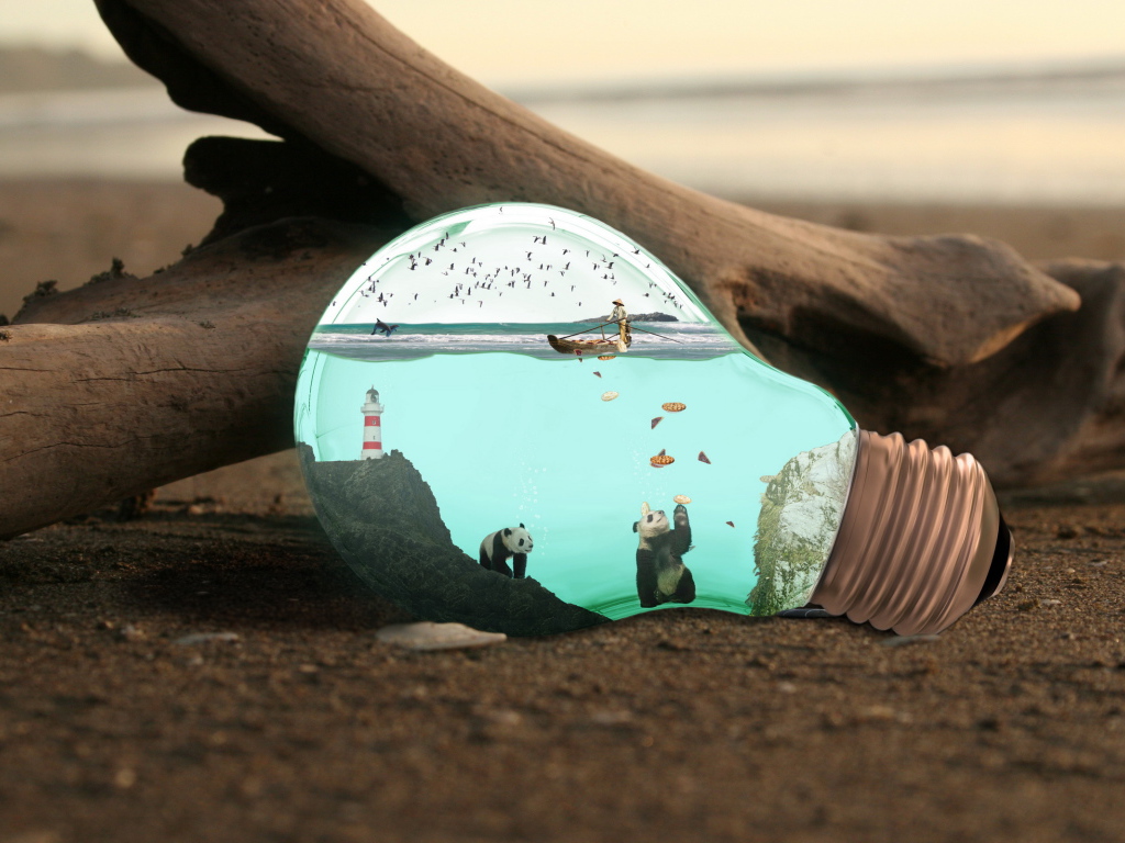 Необычная лампочка