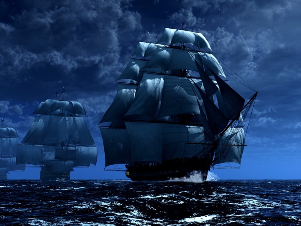 Парусные корабли