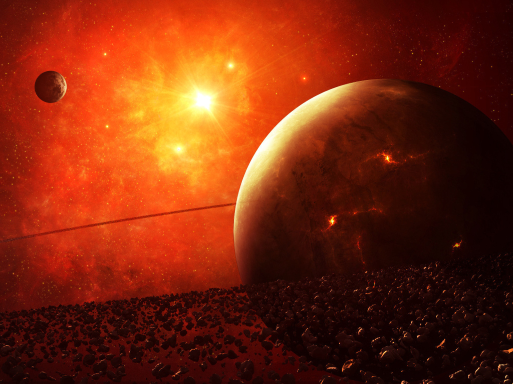Раскаленная планета