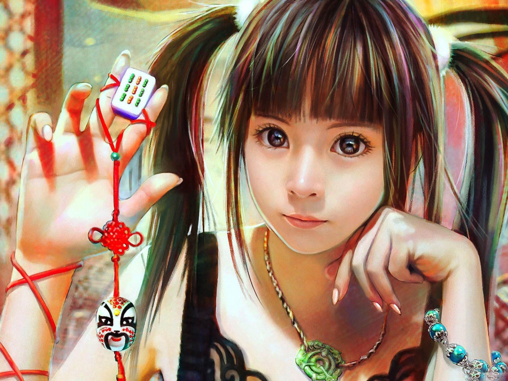 Девочка с амулетом