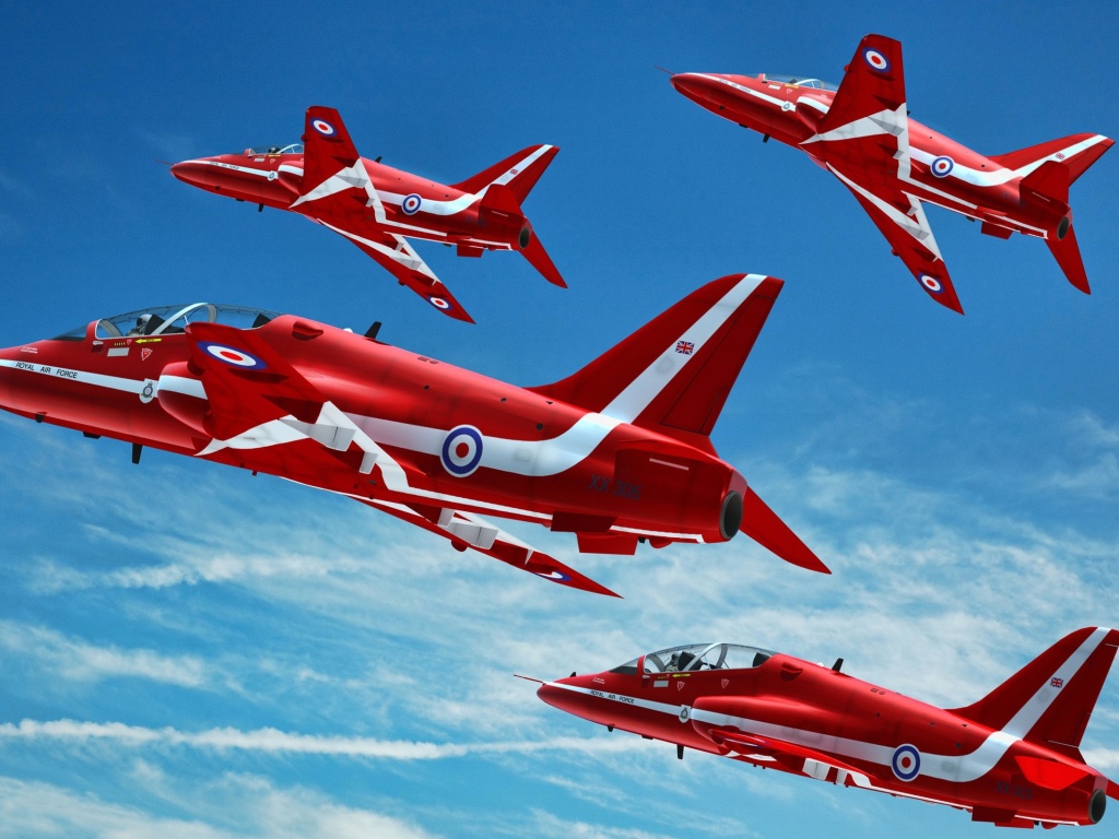 Красные самолеты