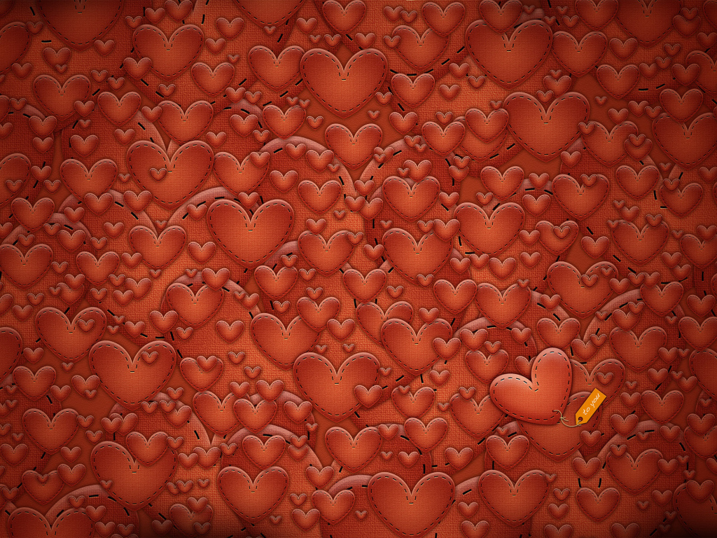 Фон с сердечками