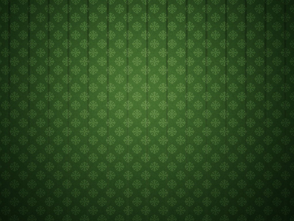 Зеленые снежинки