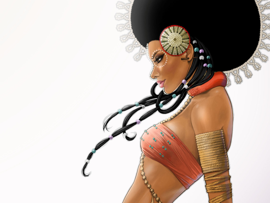 Африканская красотка