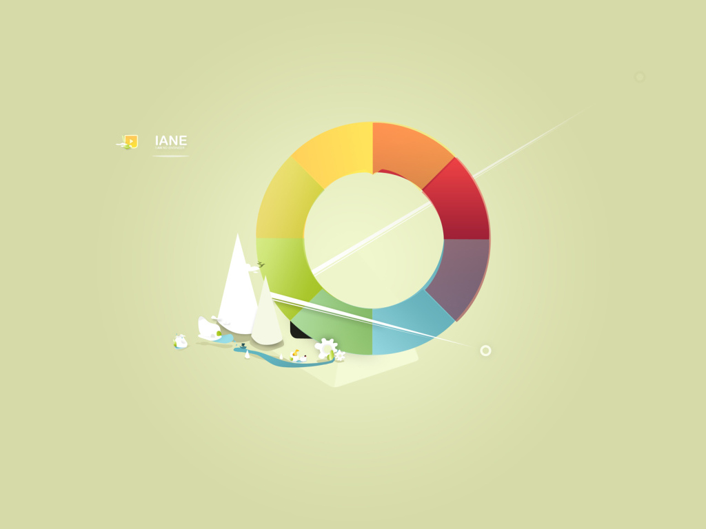 Разноцветный круг