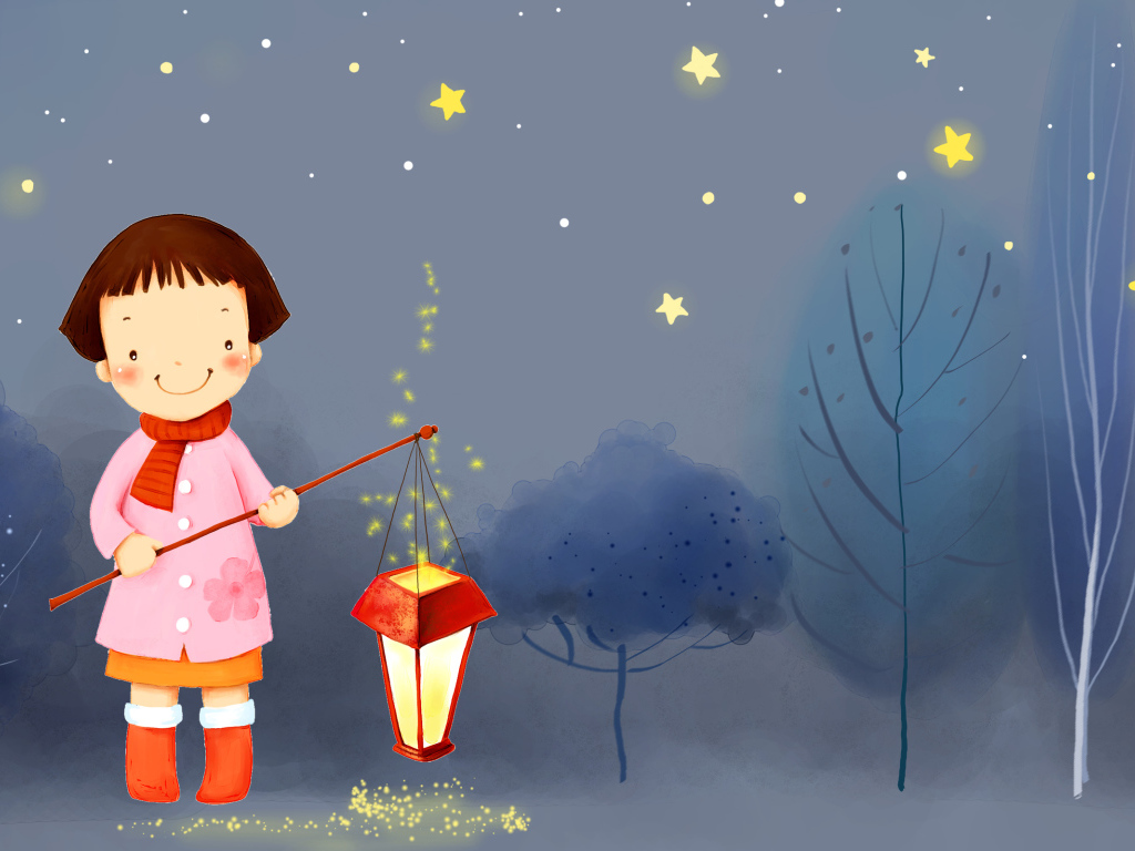 Девочка с фонарем
