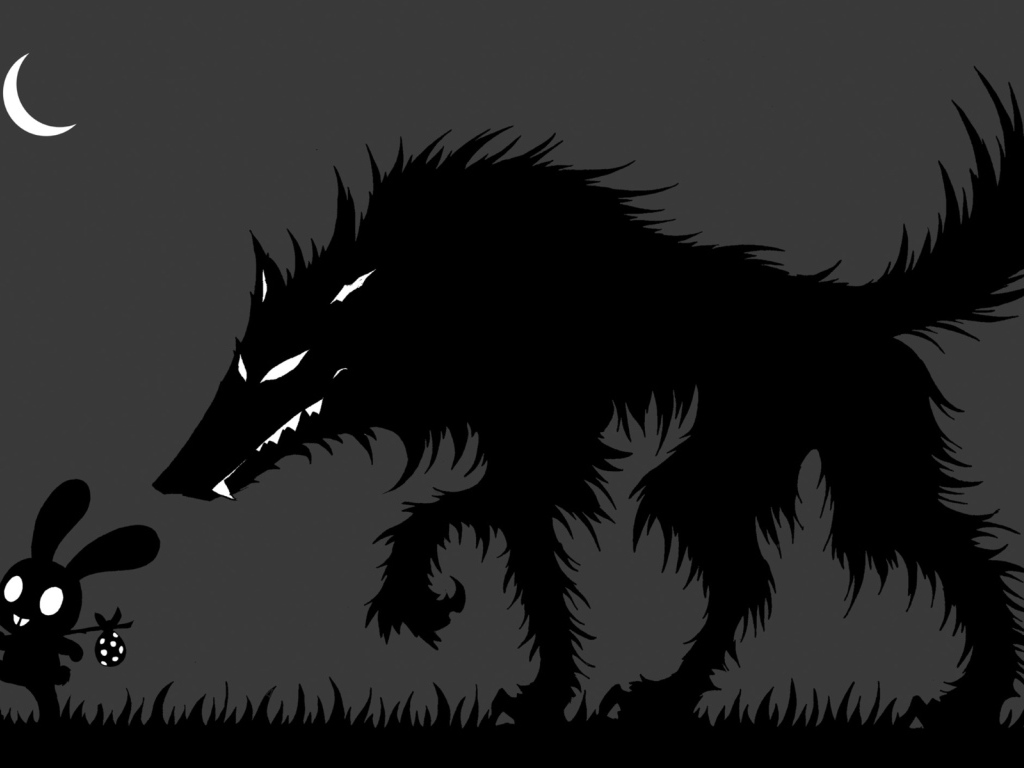 Волк и заяц