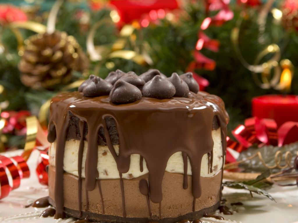 Шоколадное пирожное