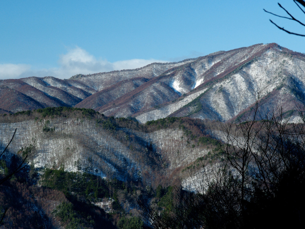 Заснеженные горы