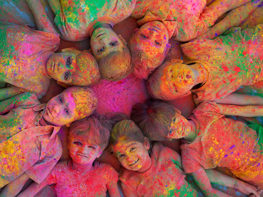 Разрисованные дети