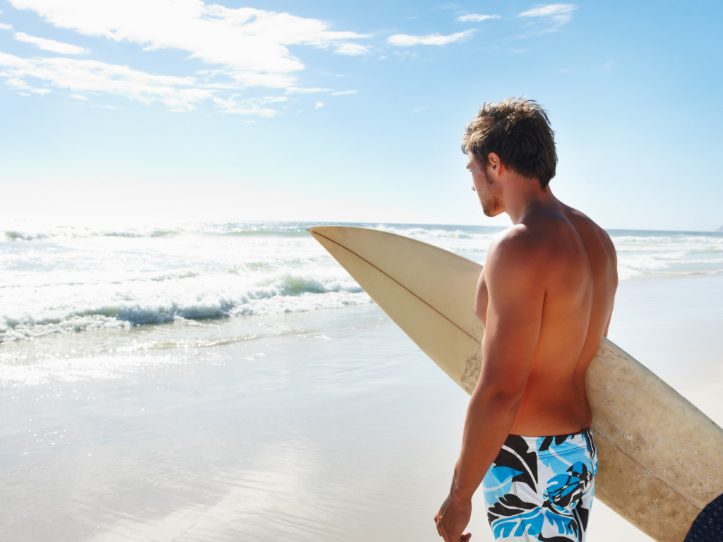 Парень с доской