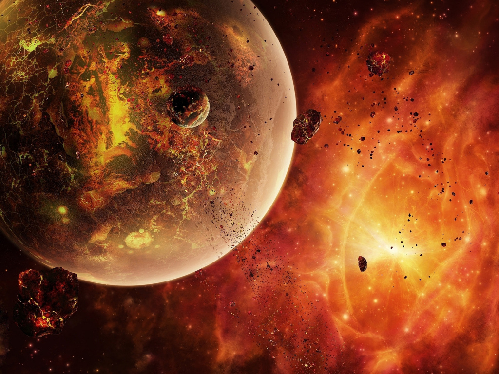 Раскаленная планета