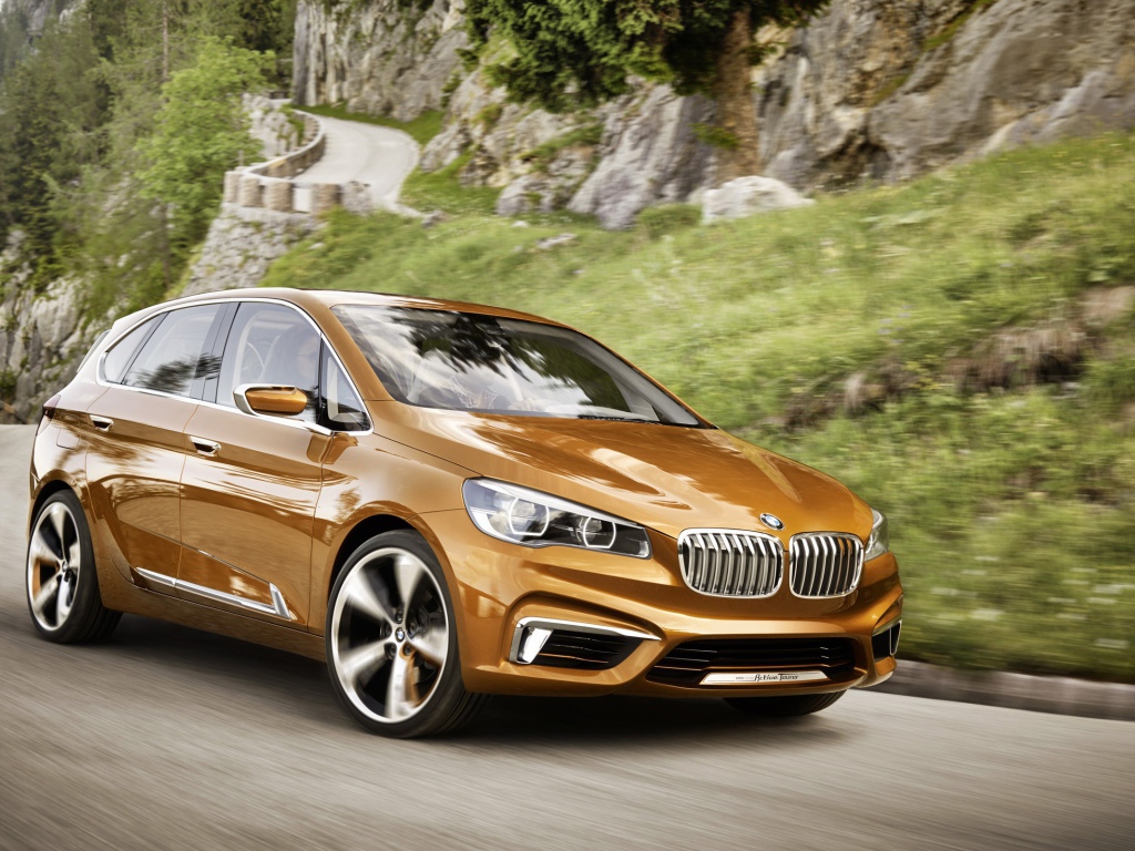 BMW Concept в дороге