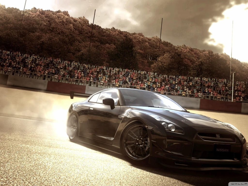 Черный Ниссан из видео игры