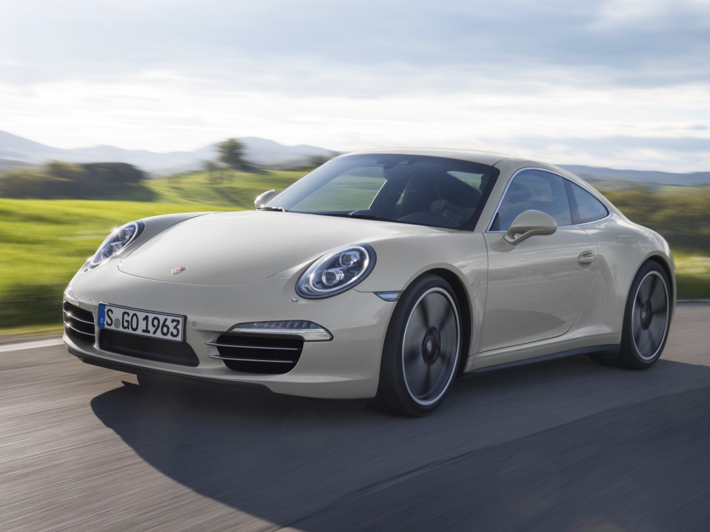 Белый Порше 911